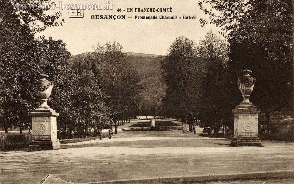46 - EN FRANCHE-COMTÉ - BESANÇON - Promenade Chamars - Entrée